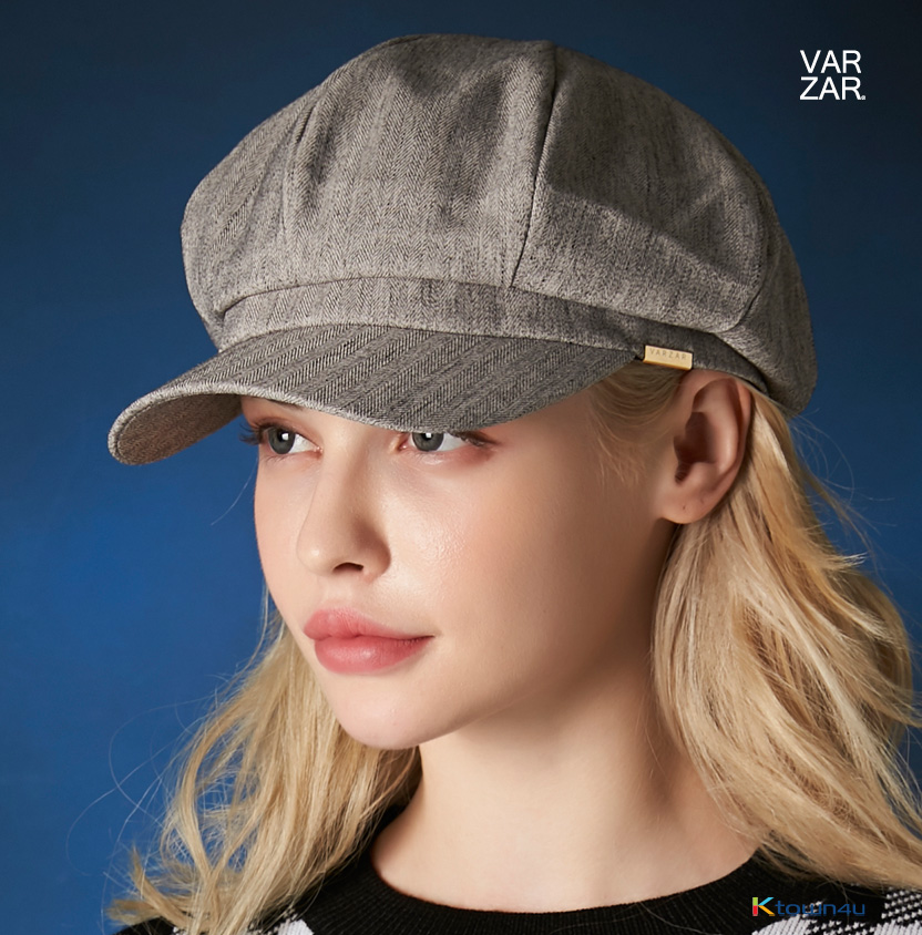 【VARZAR】l tip herringbone newsboy cap▲SEVENTEEN着用 VARZAR】Metal tip herringbone newsboy cap△SEVENTEEN着用