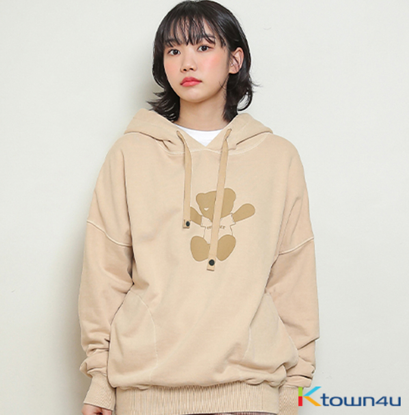 ★韓国の人気★【CPGN STUDIO】★Twin Teddy Pigment Hoodi.e★ ☆韓国の人気☆【CPGN STUDIO】☆Twin Teddy Pigment Hoodi.e