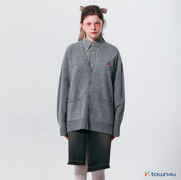 アウターその他 KIRSH Cherry mohair knit cardigan charcoal KKRWCCD513MCHA KIRSH ]☆CHERRY MOHAIR KNIT CARDIGAN (KIRSH/カーディガン