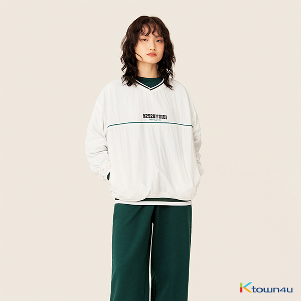 jp.ktown4u.com : [5252 BY O!Oi] Warm Up Wooven Jumper [White][M]