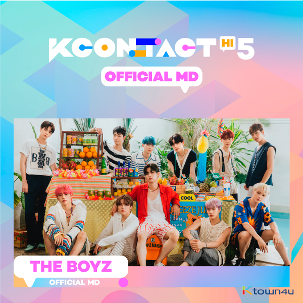 KCON:TACT HI5 ヒョンジェ MDセット THE BOYZ THE BOYZ - [INTER-ZECTION] (CONCERT OFFICIAL MD PHOTO KIT