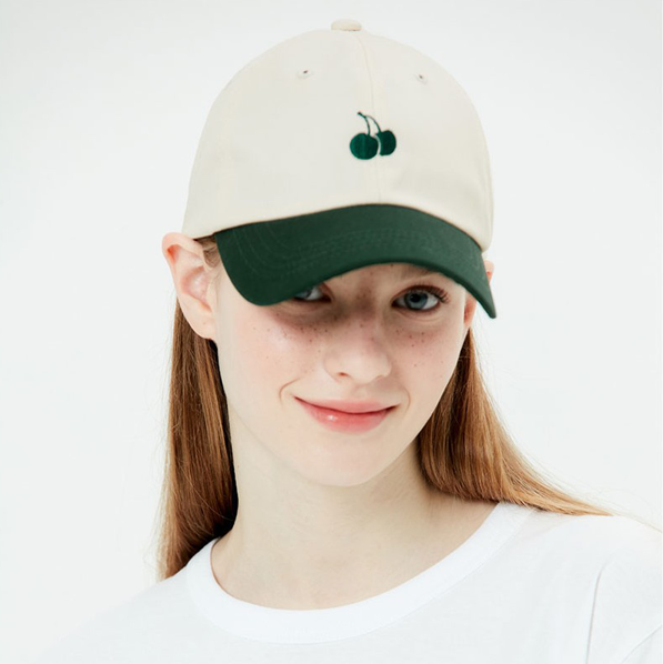 ★2025SS新作★KIRSH★MELTING CHERRY BALL CAP MUSINSA | KIRSH Melting Cherry Ball Cap [Black]