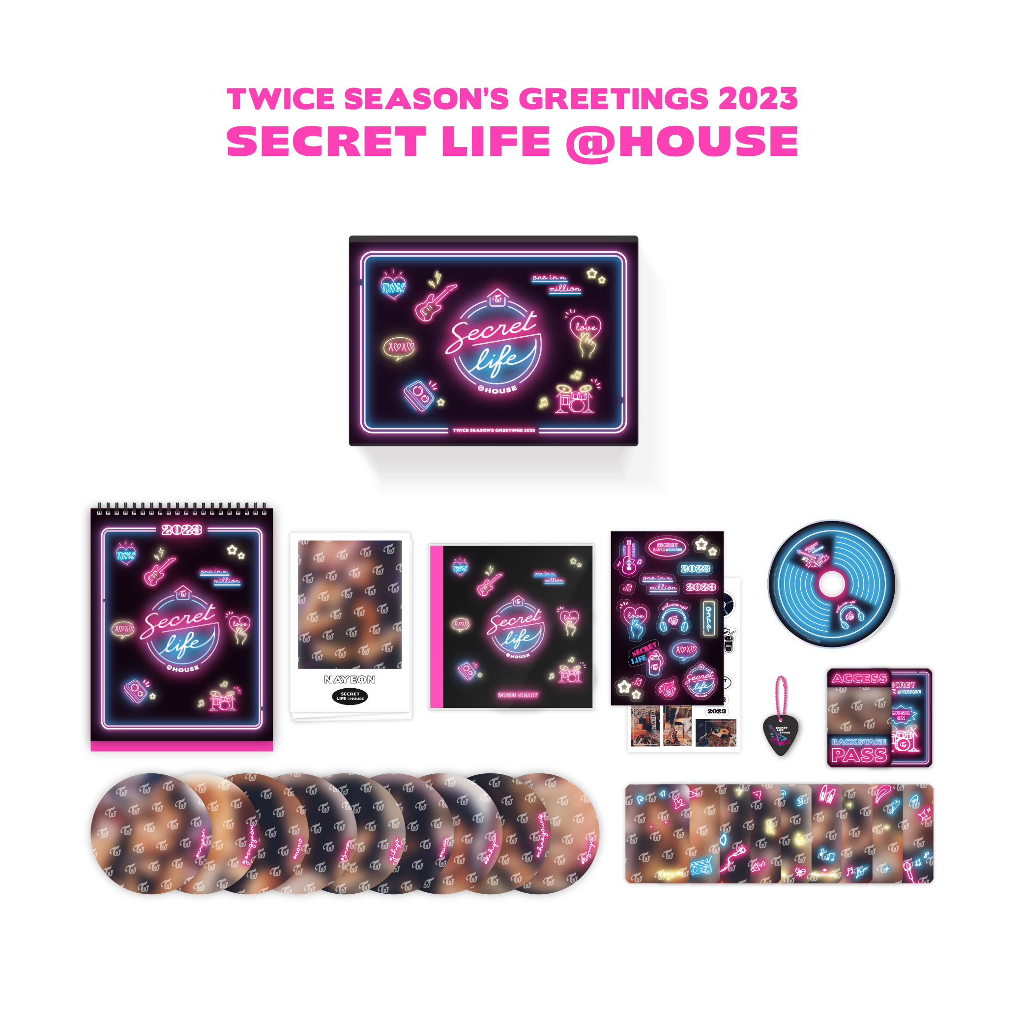 ktown4u.com : TWICE - 2023 SEASON'S GREETINGS SECRET LIFE @HOUSE