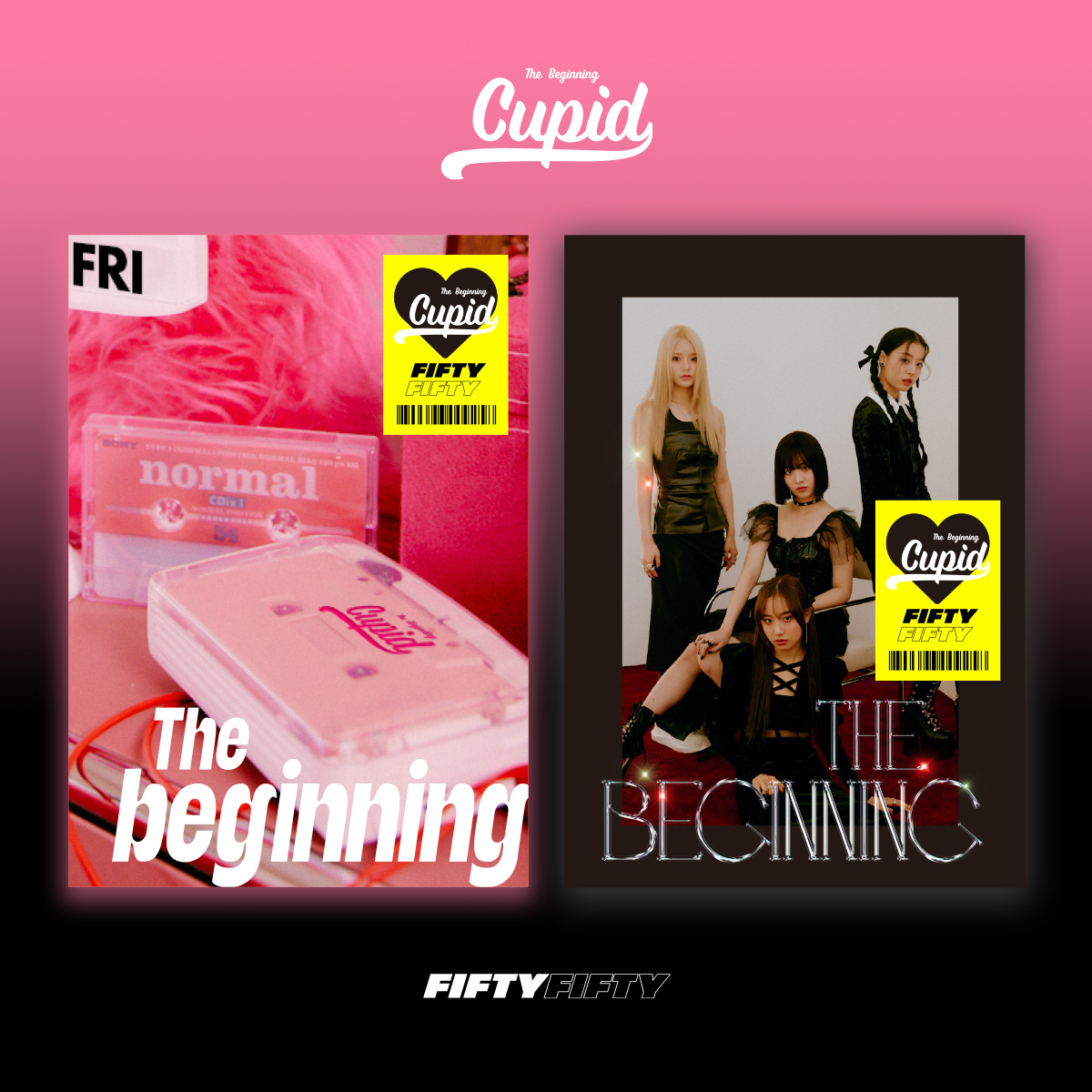 FIFTY FIFTY Cupid the Beginning Album Poster Physical Print Multiple Sizes  Available K-pop -  Denmark