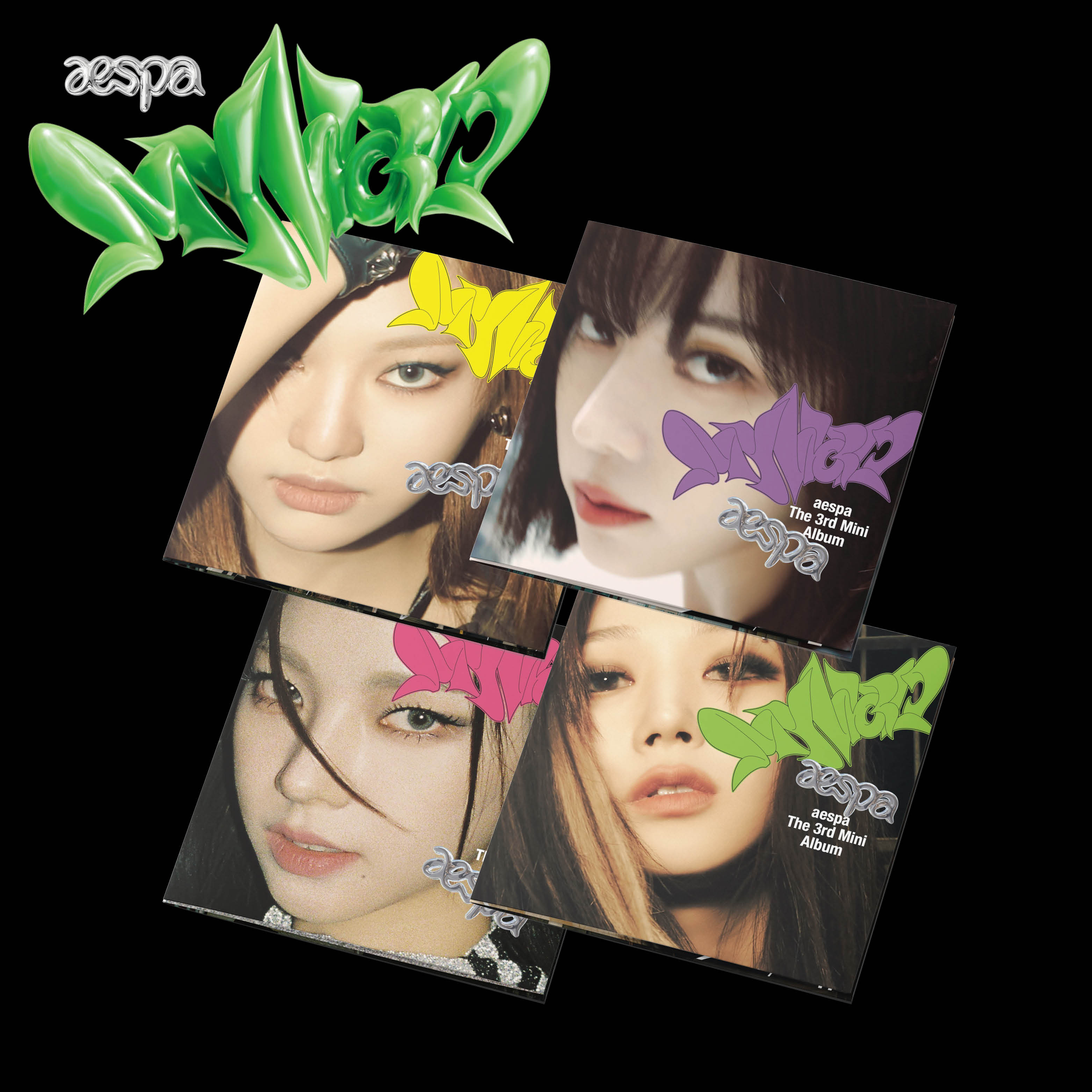 ◆aespa 3rd mini album『MY WORLD』 Intro Ver. 直筆サイン非売CD◆韓国