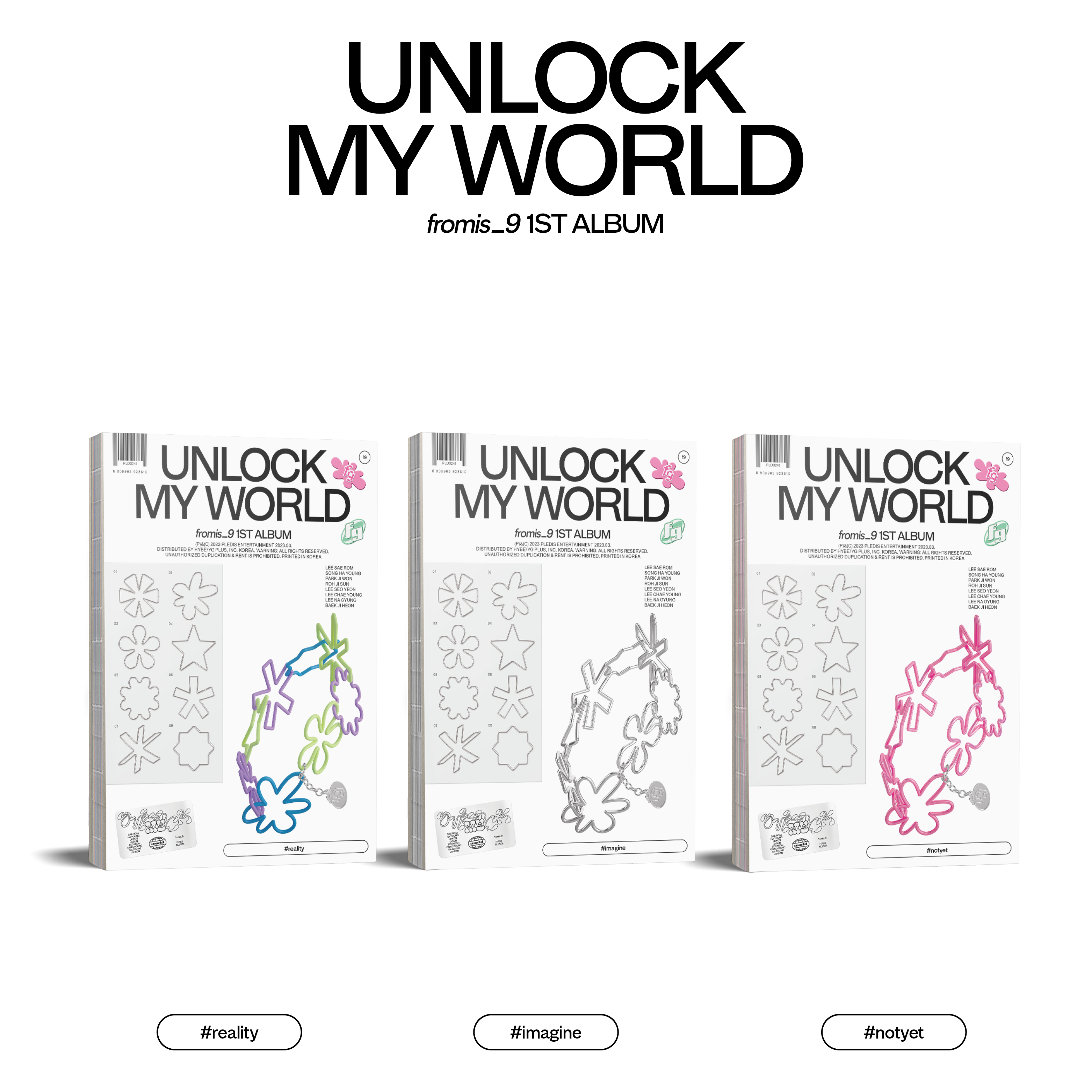 kr.ktown4u.com : 프로미스나인 (fromis_9) - 1st Album [Unlock My