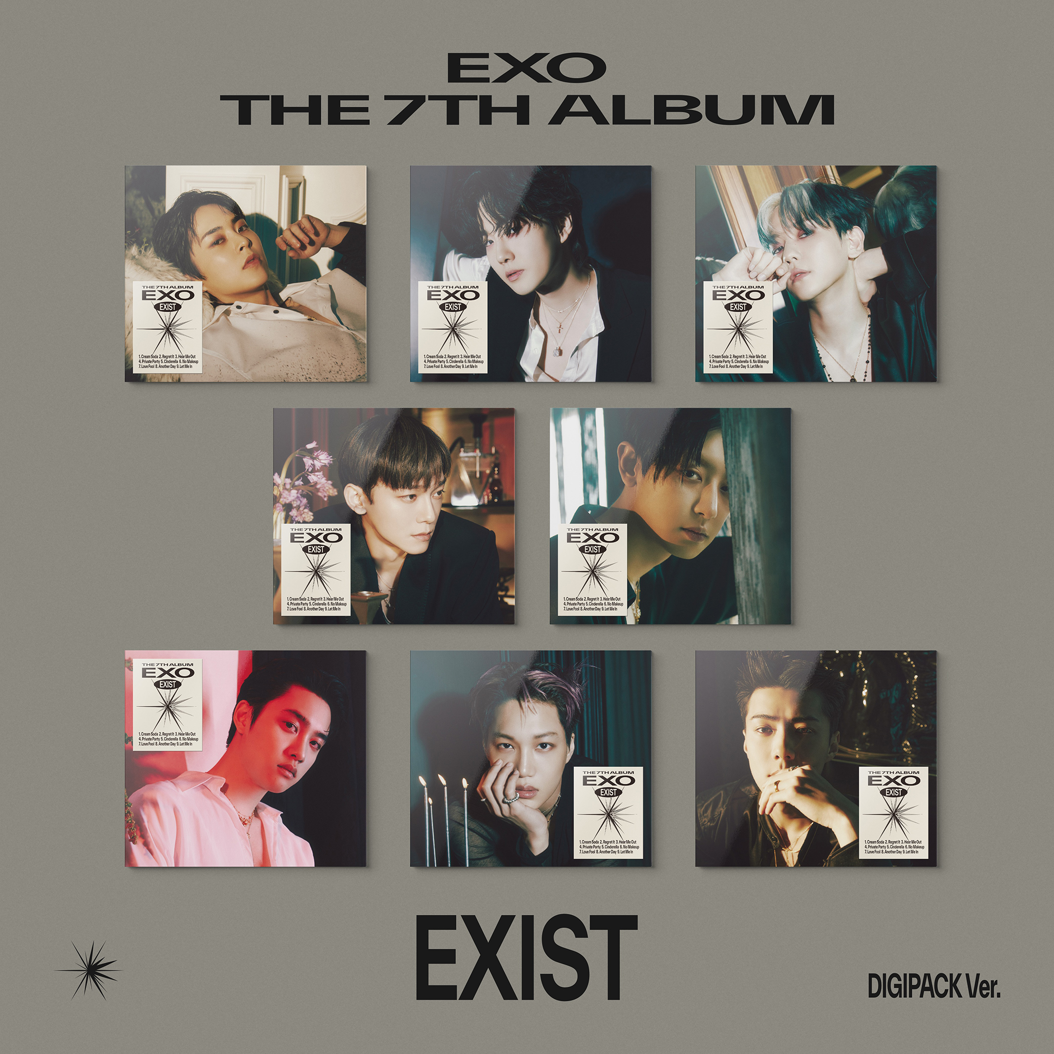 kr.ktown4u.com : [8CD 세트상품] 엑소 (EXO) - 정규앨범 7집 [EXIST
