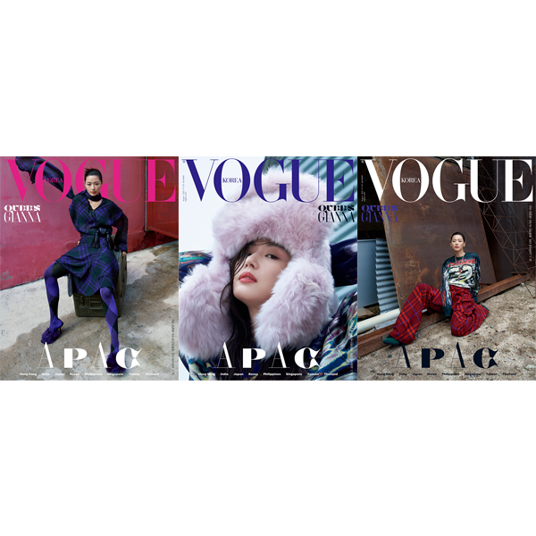 美品  ktown4u.com : VOGUE 2023.08 (Cover : Gianna Jun) *Cover その他