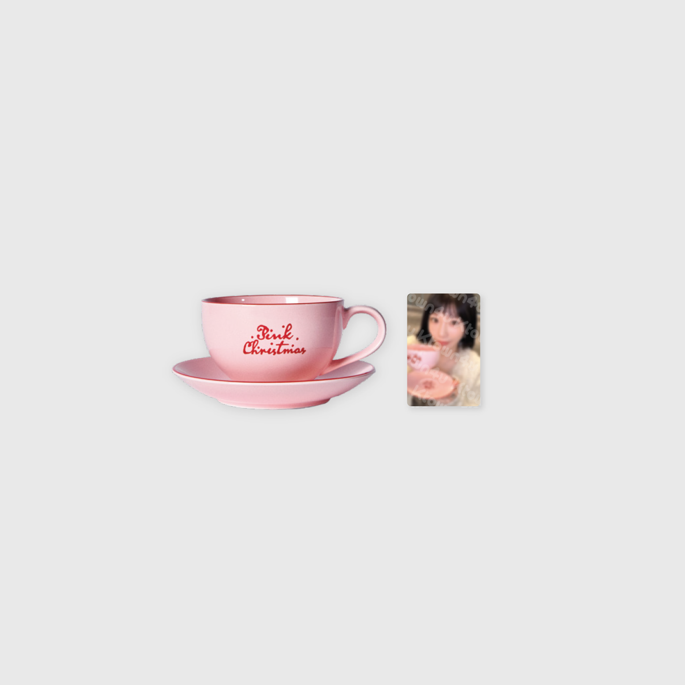 소녀시대 (Girls' Generation) - [2024 PINK CHRISTMAS] 핑크 크리스마스 컵 & 소서 SET